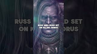 Leman Russ almost kills Horus warhammer warhammer40k lore explained [upl. by Wershba]