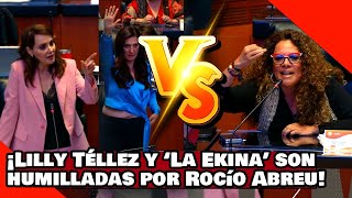 ¡VEAN ¡ENFERMAS MENTALES y ARRABALERAS ¡LILLY TÉLLEZ y ‘La EKINA’ son HUMILLADAS por ROCÍO ABREU [upl. by Gilder262]