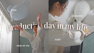 productive days in my life clean w me sushi  digital diaries vlog ♡ [upl. by Carlo]