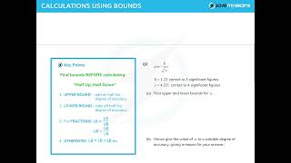 Upper amp Lower Bounds  Calculations Using Bounds in 6 Mins  GCSE amp IGCSE Maths Revision [upl. by Anabel]