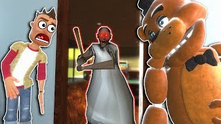 GRANNY IS SEARCHING FOR US  Garrys Mod Multiplayer Gameplay  Gmod Hide and Seek Survival [upl. by Aknayirp]