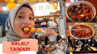 Halal snack in Shilin Night Market Taiwan [upl. by Laurent236]