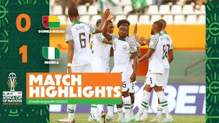 HIGHLIGHTS  GuineaBissau 🆚 Nigeria TotalEnergiesAFCON2023  MD3 Group A [upl. by Ahsiele]