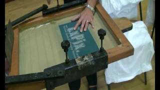 How to silk screen print in 4 minutes [upl. by Stich942]