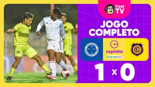 JOGO COMPLETO CRUZEIRO X MADUREIRA  SEGUNDA FASE  COPINHA 2024 [upl. by Ennovihs]