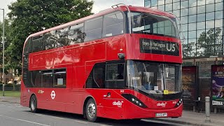 Full Route Visual U5 Hayes amp Harlington Blyth Road  Uxbridge York Road LG22APY 3435 Abellio [upl. by Aia572]