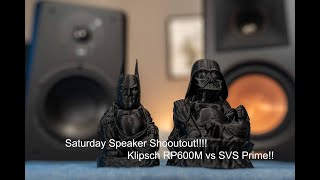 Saturday Speaker Shootout Klipsch RP600M vs SVS Prime Bookshelf [upl. by Blinni]