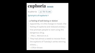 euphoria [upl. by Nairolf]