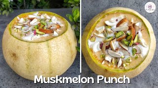 Famous Muskmelon Punch 🤩 Refreshing Milkshake In Just 1 Min Summer Special Drink shorts viral [upl. by The]