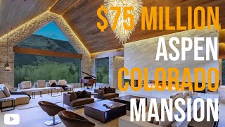 Inside 75 MILLION ASPEN MANSION [upl. by Nerag]