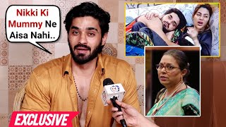 Arbaz Patel Shocking Reaction On Nikki Tamboli Mother Engagement Video Bigg Boss 18  EXCLUSIVE [upl. by Mott679]