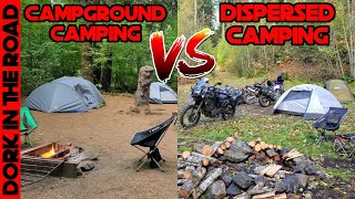 Campground Camping vs Dispersed Camping Brutally Honest Pros and Cons [upl. by Nolur]