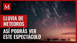 El cielo se iluminará en mayo con la lluvia de meteoros y así puedes verla te contamos los detalles [upl. by Aitret]