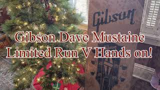 Dave Mustaine Gibson V Unboxing Limited Run Silver Metalic [upl. by Katsuyama]