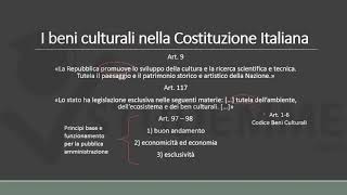 VIDEO RIASSUNTO LEGISLAZIONE NAZIONALE E INTERNAZIONALE DEI BENI CULTURALI E DELLO SPETTACOLO [upl. by Hernandez312]