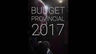 Le Budget du Québec 2017 en 45 secondes [upl. by Jaban64]