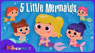 Five Little Mermaids Jumping off a Whale  The Kiboomers Counting Songs for Kids [upl. by Pendleton]