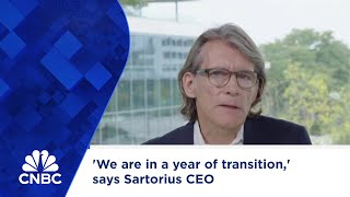 We are in a year of transition says Sartorius CEO [upl. by Berri]