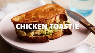 Chicken Chive and Cheese Toastie [upl. by Einneb]