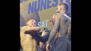 This staredown between Kai KaraFrance amp Cody Garbrandt was INTENSE 😬  UFC269 Shorts [upl. by Phillane495]