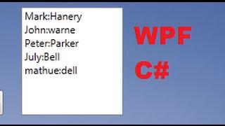 C WPF Tutorial 15 How to Link ListBox with Database [upl. by Aeniah]