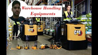 Warehouse Management in Hindi Part 2 II Warehouse Handling Equipments [upl. by Elleahcim725]