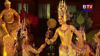 អប្សរាល្ខោនព្រះរាជទ្រព្យ Royal Apsara Dancing in Grounds of Angkor Wat Cambodia Complete [upl. by Airbma]