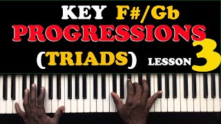 Complete Crash Course Piano Tutorials KEY FGb PROGRESSIONS lesson 30 [upl. by Hnao761]