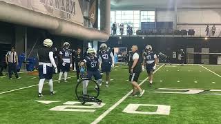 JOL TV Georgia Tech Spring 2024 practice clips [upl. by Ahsurej31]