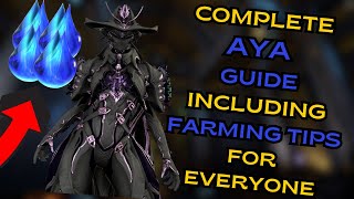 Quick amp Simple Aya Farming Method For All Players No Roll Method  Warframe Guides [upl. by Asiluy342]