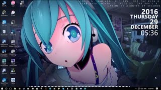 Wallpaper Engine  Hatsune Miku [upl. by Chaing]