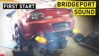 Mazda RX8 First Start bridgeport  Sound [upl. by Enajyram]