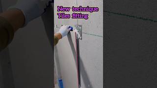 New technique tiles fittings tiles youtubegrowth construction bdtiles trending shorts [upl. by Nilknarf]