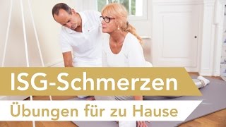 IliosakralgelenkSyndrom ISG Schmerzen  Übungen zum Mitmachen  ISG Syndrom [upl. by Rowney]