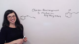 Claisen Rearrangement Part 3 Aromatic Rearrangement Mechanism [upl. by Fernanda]