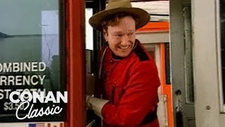 Conan Becomes A Canadian Mountie  Late Night with Conan O’Brien [upl. by Pope]