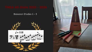 20232024 TMEA Bassoon Etudes 13 [upl. by Slein14]