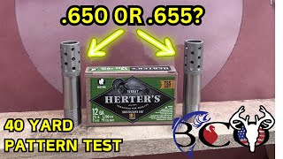 patterning the impala plus with herters amp jebs chokes  bco review [upl. by Notyalk507]