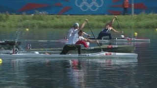 Mens Heats  Canoe Sprint Single 200m  London 2012 Olympics [upl. by Nanis]