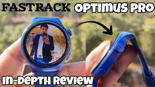 Fastrack Optimus Pro 🔥 Review amp Unboxing • Amoled Display Single chip calling smartwatch • New [upl. by Gothurd912]