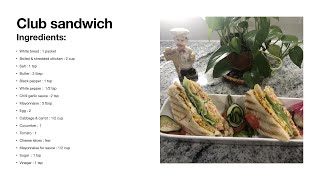 Karachi Tooso Style Club Sandwich Recipe [upl. by Patin79]