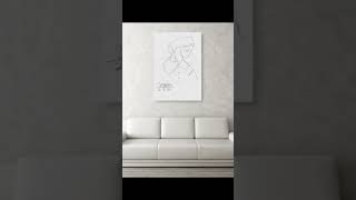 Printable Unique Minimalist Charcoal Wall Art by Taylan 2824 UniqueDrawing PencilArt [upl. by Gabriella]