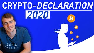 Crypto Déclaration fiscale 2020  Fiscalité les Bases [upl. by Solley496]