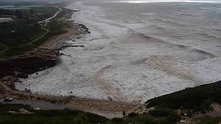 A Stormy day in the Galilee Beaches יום סוער בחופי הגליל המערבי [upl. by Acenes]