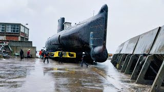 Submarine reaches final resting place [upl. by Shriver417]