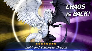 CHAOS DRAGONS NEVER DIE Light And Darkness Dragon Deck YuGiOh Master Duel [upl. by Bertero]