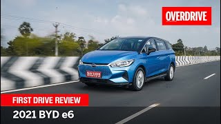 2021 BYD e6 review  efficient electric MPV you cant buy  First Drive  OVERDRIVE [upl. by Horatio]