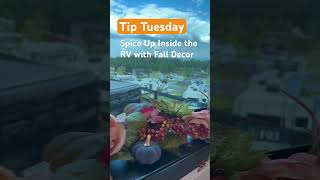 🍁🍂 👀 Look InsideFall decor ideas for CampingTip Tuesday falldecor camping rv dollartree [upl. by Jemmie]