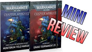 Munitorum Field Manual  Grand Tournament 2020 Review Chapter Approved amp Mission Pack [upl. by Kenyon271]