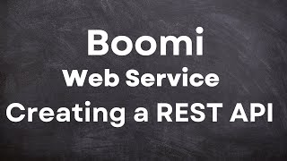 Boomi API Management  Creating a REST API by importing a Boomi Process 02 [upl. by Sulakcin]